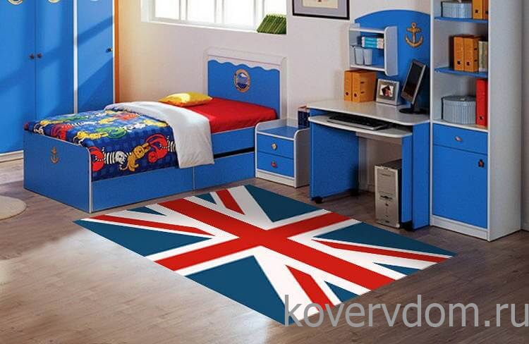 Детский развивающий ковер PTT Sorona JOYFUL KIDS Британский Флаг