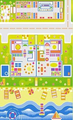 Детский ковер Пляж KINDER 51070