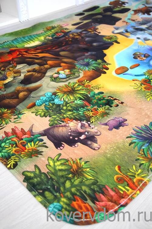 Детский развивающий 3D ковер Парк Юрского периода 86030