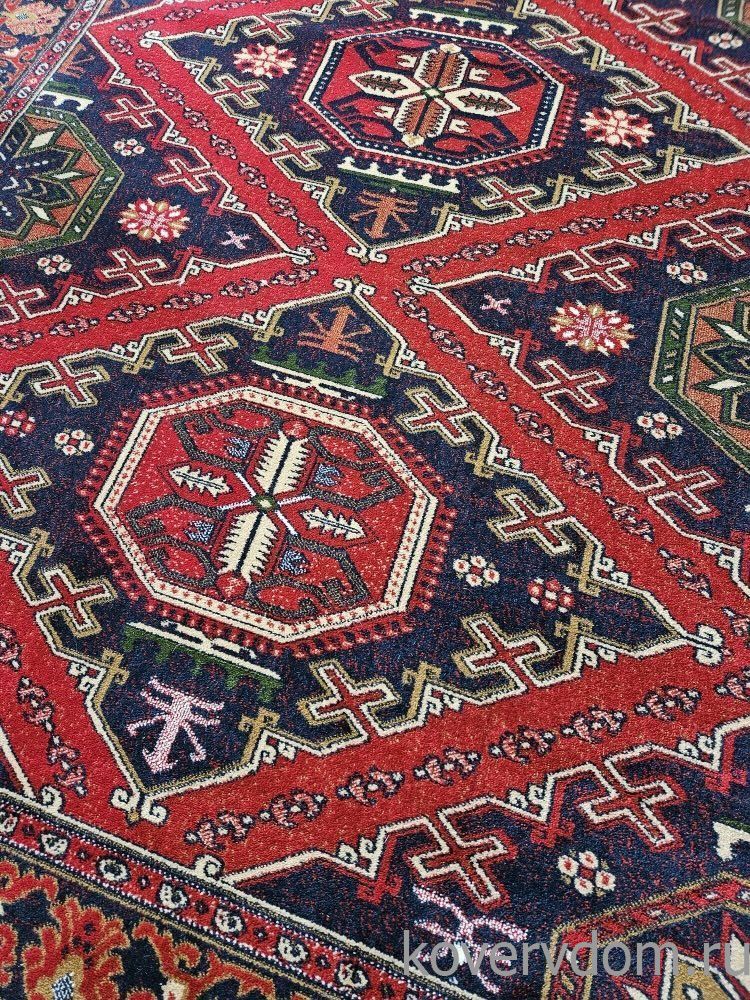 Ковер а-ля винтажный Дагестанский-A узор 40564